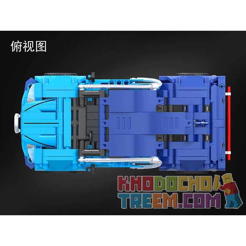 Winner 7093 WOMA C0904 0904 non  XE THỂ THAO BUGATTI 1:18 tỷ lệ 1:18 bộ đồ chơi xếp lắp ráp ghép mô hình  TECHINQUE SPORTS CAR Kỹ Thuật Công Nghệ Cao Mô Hình Phương Tiện 363 khối