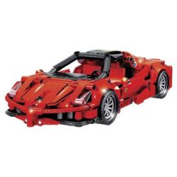 Winner 7095 WOMA C0902 0902 non  KÉO LÙI XE THỂ THAO FERRARI 1:18 tỷ lệ 1:18 bộ đồ chơi xếp lắp ráp ghép mô hình  TECHINQUE SPORTS CAR Kỹ Thuật Công Nghệ Cao Mô Hình Phương Tiện 388 khối