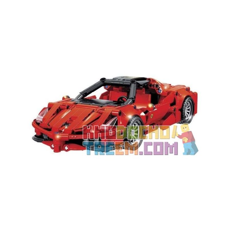 Winner 7095 WOMA C0902 0902 non Lego KÉO LÙI XE THỂ THAO FERRARI 1:18 tỷ lệ 1:18 bộ đồ chơi xếp lắp ráp ghép mô hình Technic TECHINQUE SPORTS CAR Kỹ Thuật Công Nghệ Cao Mô Hình Phương Tiện 388 khối