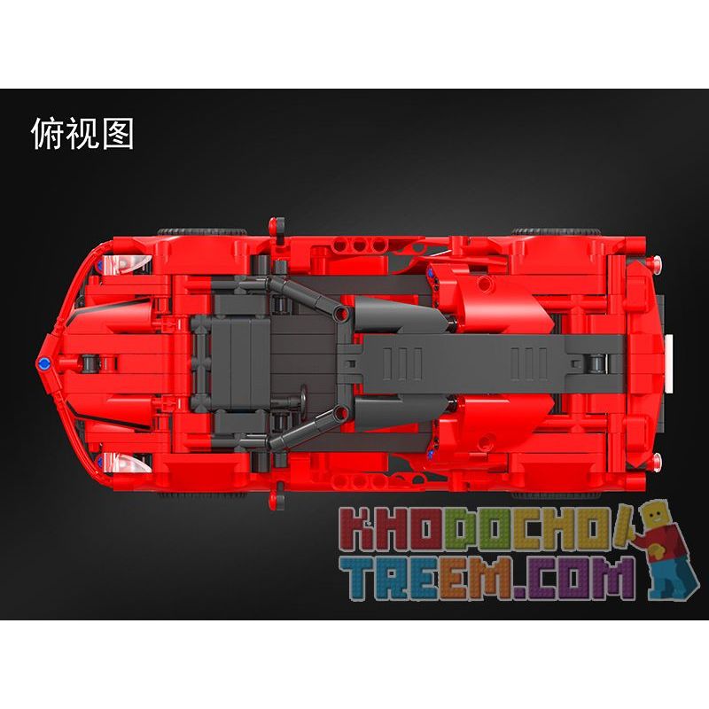 Winner 7095 WOMA C0902 0902 non  KÉO LÙI XE THỂ THAO FERRARI 1:18 tỷ lệ 1:18 bộ đồ chơi xếp lắp ráp ghép mô hình  TECHINQUE SPORTS CAR Kỹ Thuật Công Nghệ Cao Mô Hình Phương Tiện 388 khối