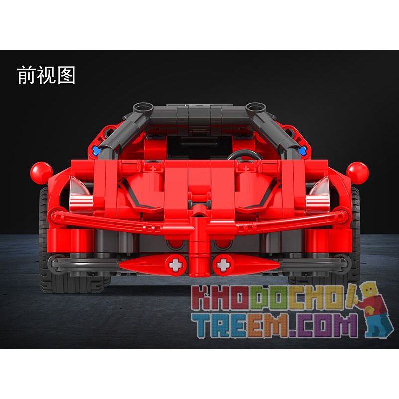 Winner 7095 WOMA C0902 0902 non  KÉO LÙI XE THỂ THAO FERRARI 1:18 tỷ lệ 1:18 bộ đồ chơi xếp lắp ráp ghép mô hình  TECHINQUE SPORTS CAR Kỹ Thuật Công Nghệ Cao Mô Hình Phương Tiện 388 khối