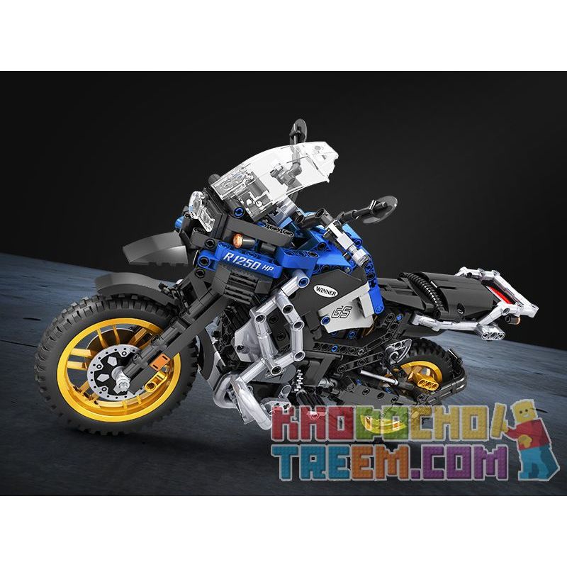 Winner 7048 non  MÔ TÔ MẠO HIỂM BMW R1250 GS HP 6 tỷ lệ 1:6 bộ đồ chơi xếp lắp ráp ghép mô hình  TECHINQUE ADVENTURE MOTORCYCLE Kỹ Thuật Công Nghệ Cao Mô Hình Phương Tiện 948 khối
