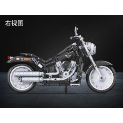Winner 7049 non  MÔ TÔ MỸ HARLEY 1 6 tỷ lệ 1:6 bộ đồ chơi xếp lắp ráp ghép mô hình  TECHINQUE AMERICAN CHOPPER Kỹ Thuật Công Nghệ Cao Mô Hình Phương Tiện 709 khối