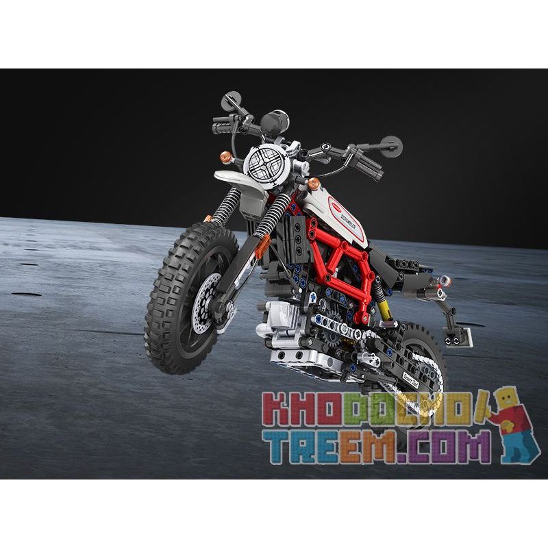 Winner 7053 non  LEO NÚI MÔ TÔ 1 6 tỷ lệ 1:6 bộ đồ chơi xếp lắp ráp ghép mô hình  TECHINQUE SCRAMBLER MOTORCYCLE Kỹ Thuật Công Nghệ Cao Mô Hình Phương Tiện 611 khối