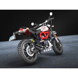 Winner 7053 non  LEO NÚI MÔ TÔ 1 6 tỷ lệ 1:6 bộ đồ chơi xếp lắp ráp ghép mô hình  TECHINQUE SCRAMBLER MOTORCYCLE Kỹ Thuật Công Nghệ Cao Mô Hình Phương Tiện 611 khối