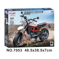 Winner 7053 non  LEO NÚI MÔ TÔ 1 6 tỷ lệ 1:6 bộ đồ chơi xếp lắp ráp ghép mô hình  TECHINQUE SCRAMBLER MOTORCYCLE Kỹ Thuật Công Nghệ Cao Mô Hình Phương Tiện 611 khối