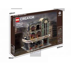 1995 20260 JIESTAR 89101 REBRICKABLE MOC-40173 40173 MOC40173 SUPER 18K K125 non  NHÀ HÀNG HOÀI CỔ bộ đồ chơi xếp lắp ráp ghép mô hình Creator DOWNTOWN DINER - APOCALYPSE VERSION Sáng Tạo 2438 khối