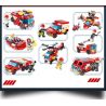 PanlosBrick 638003 Panlos Brick 638003 non  8 TỔ HỢP ROBOT CHỮA CHÁY bộ đồ chơi xếp lắp ráp ghép mô hình Fire Rescure FIRE RESCUE Cứu Hỏa 752 khối