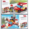 PanlosBrick 638003 Panlos Brick 638003 non  8 TỔ HỢP ROBOT CHỮA CHÁY bộ đồ chơi xếp lắp ráp ghép mô hình Fire Rescure FIRE RESCUE Cứu Hỏa 752 khối