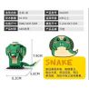 WANGE WG001 WG002 WG003 WG004 WG005 WG006 WG007 WG008 WG009 WG010 WG011 WG012 non  CUNG HOÀNG ĐẠO bộ đồ chơi xếp lắp ráp ghép mô hình Brickheadz BRICK DOLLZ Nhân Vật Đầu To 87 khối