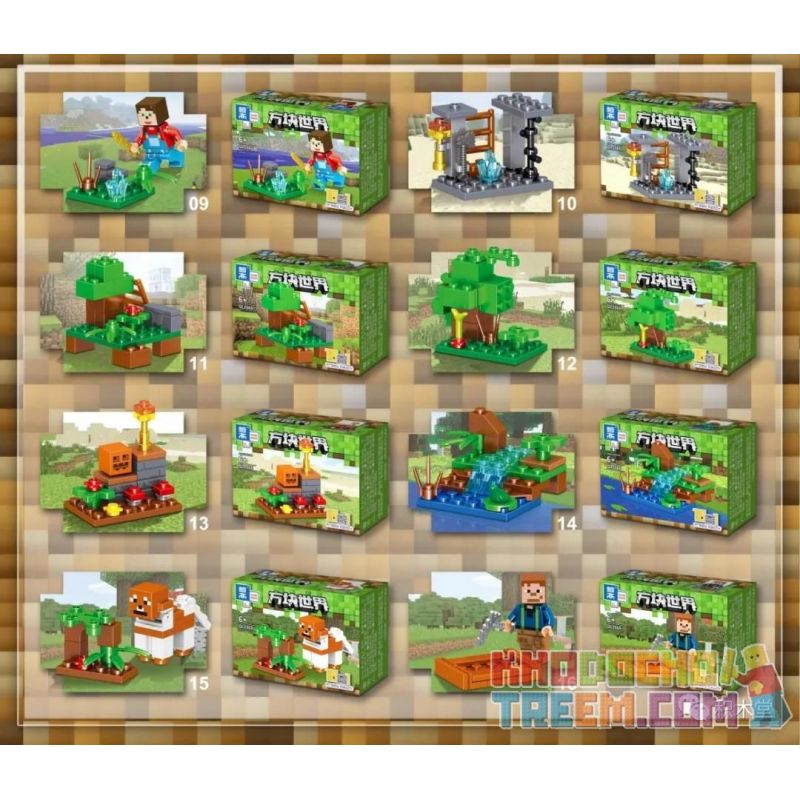 ZHEGAO QL0565 0565 non  VALANGRIA MANOR 16 KẾT HỢP bộ đồ chơi xếp lắp ráp ghép mô hình Minecraft Game Xây Dựng