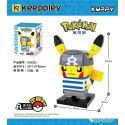 KEEPPLEY K20202 20202 non Lego PIKACHU COS HẠM ĐỘI NƯỚC bộ đồ chơi xếp lắp ráp ghép mô hình Pokémon POKEMON