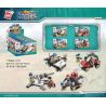 Enlighten 3210-1 3210-2 3210-3 3210-4 Qman 3210-1 3210-2 3210-3 3210-4 non  4 MÔ HÌNH bộ đồ chơi xếp lắp ráp ghép mô hình Thunder Mission Nhiệm Vụ Sấm Sét 448 khối