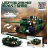 SLUBAN M38-B0839 B0839 0839 M38B0839 38-B0839 non  XE TĂNG CHIẾN ĐẤU CHỦ LỰC LEOPARD 2A5 bộ đồ chơi xếp lắp ráp ghép mô hình Racers LEOPARD 2A5 MBT Đua Tốc Độ 766 khối