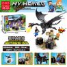 DINGGAO DG3232 3232 non  RỒNG CUỐI BỊ ĐÌNH CHỈ bộ đồ chơi xếp lắp ráp ghép mô hình Minecraft MY WORLD SUSPENSION Game Xây Dựng 290 khối