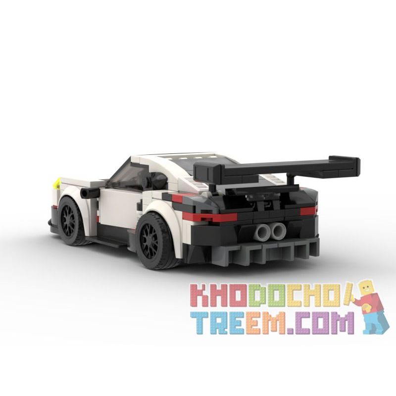 REBRICKABLE MOC-43399 43399 MOC43399 RAEL ENTERTAINMENT 50009 non  PORSCHE 911 RSR. bộ đồ chơi xếp lắp ráp ghép mô hình Speed Champions Racing Cars Đua Xe Công Thức 298 khối