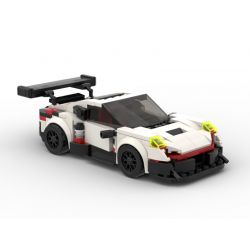 REBRICKABLE MOC-43399 43399 MOC43399 RAEL ENTERTAINMENT 50009 non  PORSCHE 911 RSR. bộ đồ chơi xếp lắp ráp ghép mô hình Speed Champions Racing Cars Đua Xe Công Thức 298 khối