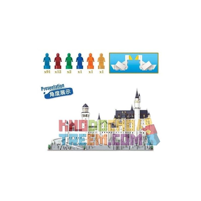 KAIYU K86201 86201 non  LÂU ĐÀI NEUSCHWANSTEIN BAVARIA ĐỨC bộ đồ chơi xếp lắp ráp ghép mô hình Creator NEUSCHWANSTEIN CASTLE BAVARIA Sáng Tạo 13500 khối KAIYU K86201 86201 non  LÂU ĐÀI NEUSCHWANSTEIN BAVARIA ĐỨC bộ đồ chơi xếp lắp ráp ghép mô hình Creator NEUSCHWANSTEIN CASTLE BAVARIA Sáng Tạo 13500 khối