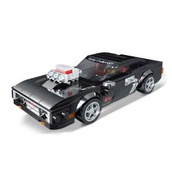 LW 5003 non  NÉ TRÁNH bộ đồ chơi xếp lắp ráp ghép mô hình Speed Champions Racing Cars SUPER RACER DODGE CHARGER Đua Xe Công Thức 328 khối