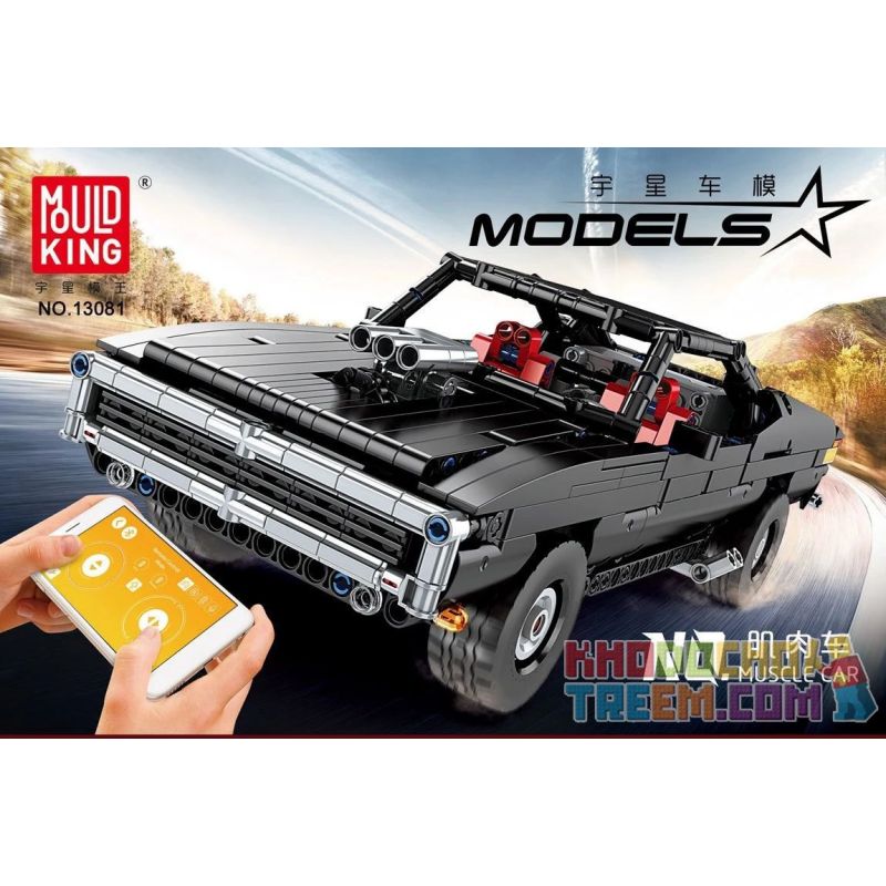 MouldKing 13081 Mould King 13081 REBRICKABLE MOC-17750 17750 MOC17750 non  XE CƠ BẮP bộ đồ chơi xếp lắp ráp ghép mô hình  ULTIMATE MUSCLE CAR Kỹ Thuật Công Nghệ Cao Mô Hình Phương Tiện 1006 khối