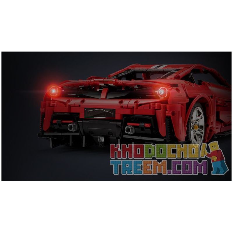 DOUBLEE CADA C61042 61042 C61043 61043 C61057 61057 SUPER 18K K155 TA GAOLE T5005 5005 T5005A 5005A non  FERRARI 488 1: 8 tỷ lệ 1:8 bộ đồ chơi xếp lắp ráp ghép mô hình  MASTER FERRARI 488 Kỹ Thuật Công Nghệ Cao Mô Hình Phương Tiện 3229 khối