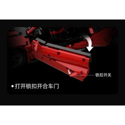 DOUBLEE CADA C61042 61042 C61043 61043 C61057 61057 SUPER 18K K155 TA GAOLE T5005 5005 T5005A 5005A non  FERRARI 488 1: 8 tỷ lệ 1:8 bộ đồ chơi xếp lắp ráp ghép mô hình  MASTER FERRARI 488 Kỹ Thuật Công Nghệ Cao Mô Hình Phương Tiện 3229 khối