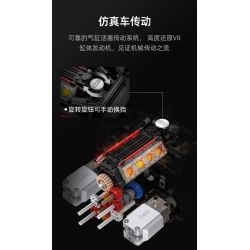 DOUBLEE CADA C61042 61042 C61043 61043 C61057 61057 SUPER 18K K155 TA GAOLE T5005 5005 T5005A 5005A non  FERRARI 488 1: 8 tỷ lệ 1:8 bộ đồ chơi xếp lắp ráp ghép mô hình  MASTER FERRARI 488 Kỹ Thuật Công Nghệ Cao Mô Hình Phương Tiện 3229 khối