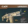 DOUBLEE CADA C81010 81010 non  SÚNG TRƯỜNG HAI NÒNG bộ đồ chơi xếp lắp ráp ghép mô hình Military Army DOUBLE BARREL GUN Quân Sự Bộ Đội 250 khối
