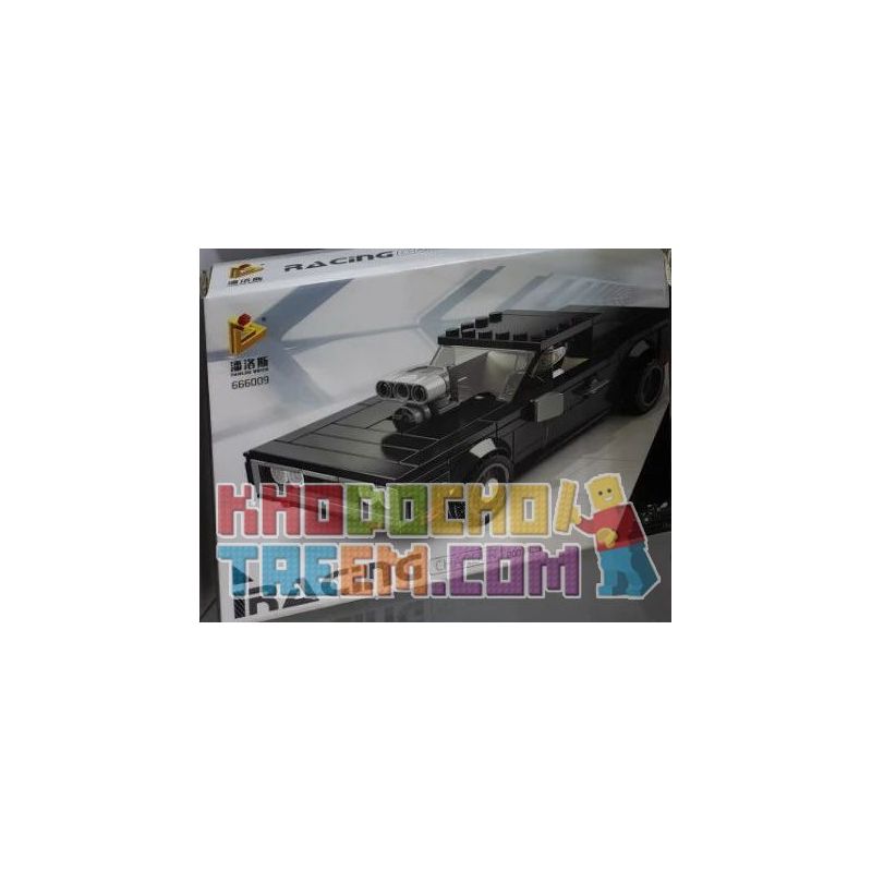 PanlosBrick 666009 Panlos Brick 666009 non Lego ĐẾ SẠC bộ đồ chơi xếp lắp ráp ghép mô hình Speed Champions Racing Cars DODGE CHARGER Đua Xe Công Thức 346 khối