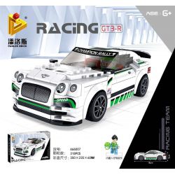 PanlosBrick 666007 Panlos Brick 666007 non  BENTLEY LỤC ĐỊA GT3-R bộ đồ chơi xếp lắp ráp ghép mô hình Speed Champions Racing Cars BENTLEY CONTINENTAL GT3-R Đua Xe Công Thức 318 khối