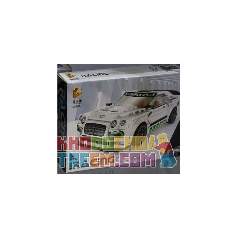 PanlosBrick 666007 Panlos Brick 666007 non  BENTLEY LỤC ĐỊA GT3-R bộ đồ chơi xếp lắp ráp ghép mô hình Speed Champions Racing Cars BENTLEY CONTINENTAL GT3-R Đua Xe Công Thức 318 khối
