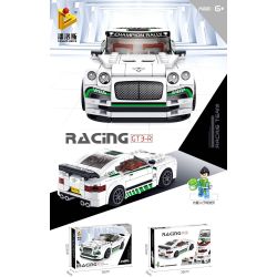 PanlosBrick 666007 Panlos Brick 666007 non  BENTLEY LỤC ĐỊA GT3-R bộ đồ chơi xếp lắp ráp ghép mô hình Speed Champions Racing Cars BENTLEY CONTINENTAL GT3-R Đua Xe Công Thức 318 khối