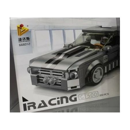 PanlosBrick 666012 Panlos Brick 666012 non  FORD MUSTANG GT500 bộ đồ chơi xếp lắp ráp ghép mô hình Speed Champions Racing Cars Đua Xe Công Thức 365 khối