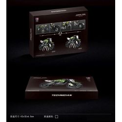 ACHKO 30016 REBRICKABLE MOC-32892 32892 MOC32892 SHENZHEN RAEL ENTERTAINMENT 50005-1 50005-2 50005-3 50005-4 TA GAOLE T3033 3033 non  XE MÁY OFF-ROAD KAWASAKI KX450 bộ đồ chơi xếp lắp ráp ghép mô hình  Kỹ Thuật Công Nghệ Cao Mô Hình Phương Tiện 342 khối