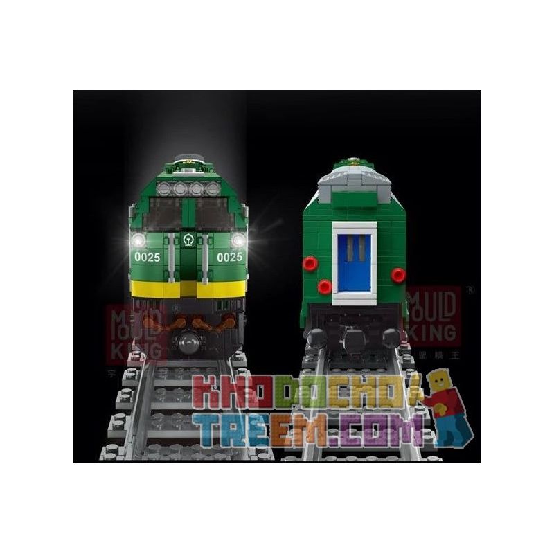 MouldKing 12001 12001CX Mould King 12001 12001CX non  ĐẦU MÁY DIESEL NJ2 bộ đồ chơi xếp lắp ráp ghép mô hình Trains NJ2 DIESEL LOCOMOTIVES Tàu Hỏa 3095 khối