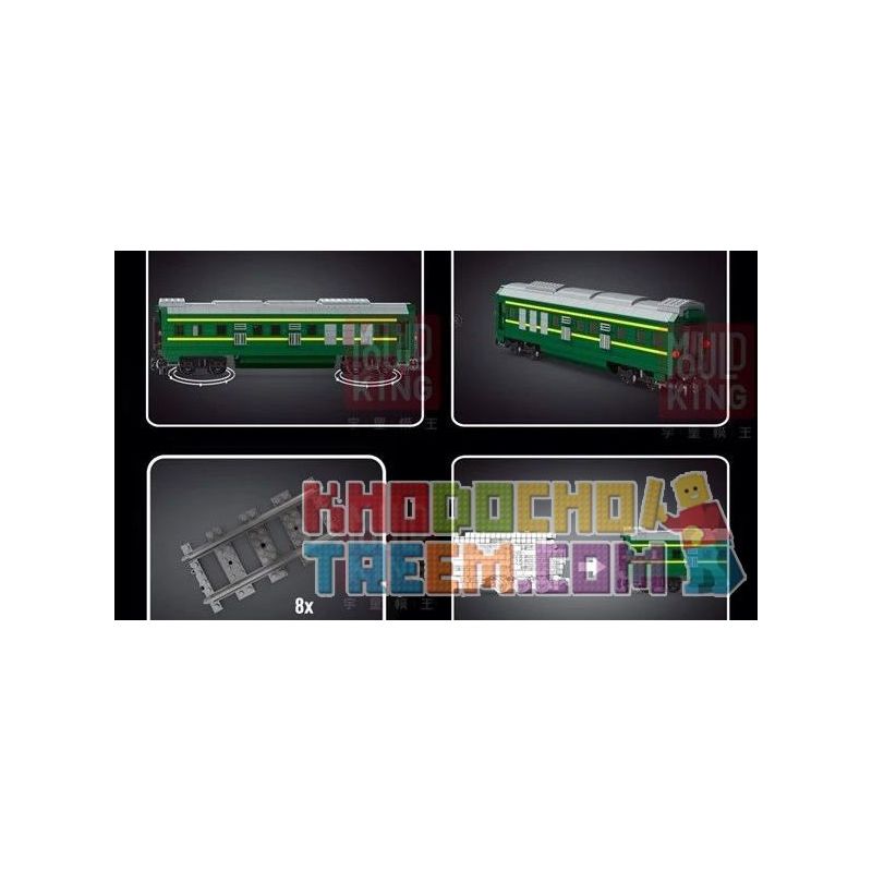 MouldKing 12001 12001CX Mould King 12001 12001CX non  ĐẦU MÁY DIESEL NJ2 bộ đồ chơi xếp lắp ráp ghép mô hình Trains NJ2 DIESEL LOCOMOTIVES Tàu Hỏa 3095 khối