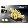 DECOOL 81003 non  MÔ HÌNH BỘ XƯƠNG STEGOSAURUS bộ đồ chơi xếp lắp ráp ghép mô hình Dino DINOSAUR WORLD STEGOSAURUS Khủng Long 491 khối