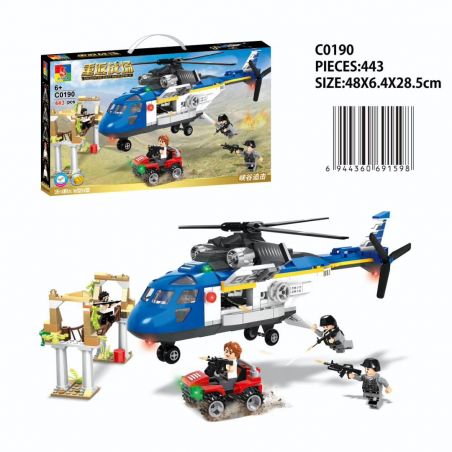 WOMA C0190 0190 non  CANYON THEO ĐUỔI. bộ đồ chơi xếp lắp ráp ghép mô hình Military Army Quân Sự Bộ Đội 443 khối