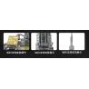WANGE 4222 non  DUBAI HOLFA. bộ đồ chơi xếp lắp ráp ghép mô hình Mini Modular BURJ KHALIFA DUBAI Đường Phố Thu Nhỏ 580 khối