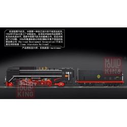MouldKing 12003 12003CX Mould King 12003 12003CX non  CHUYỂN TIẾP ĐẦU MÁY HƠI NƯỚC bộ đồ chơi xếp lắp ráp ghép mô hình Trains QJ STEAM LOCOMOTIVES Tàu Hỏa 2160 khối