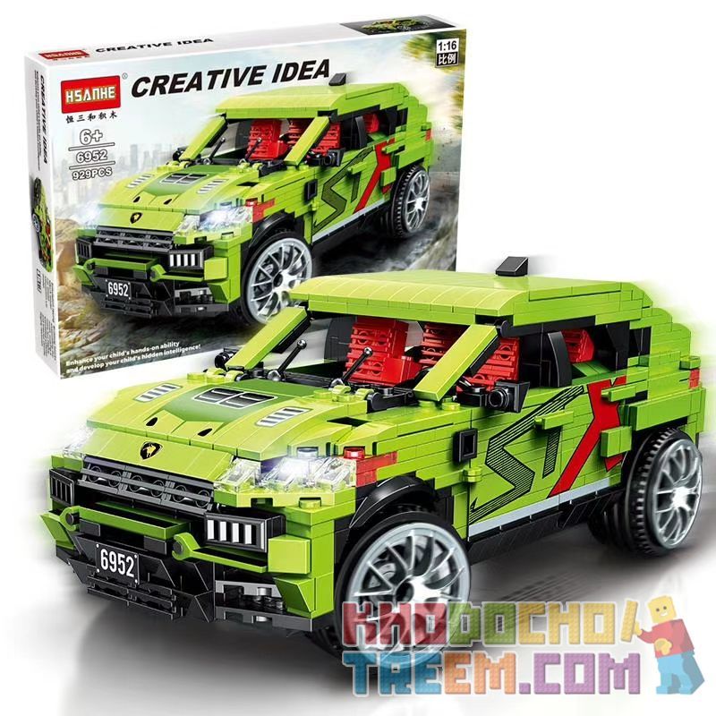 HSANHE 6952 Xếp hình kiểu Lego Speed Champions Creative Idea Lamborghini  Urus St-X Lamborghini Urus St-X 116 giá sốc rẻ nhất