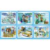 ZHEGAO QL1151 1151 non  LÂU ĐÀI TUYẾT AUBLY bộ đồ chơi xếp lắp ráp ghép mô hình Disney Princess WINDSOR CASTIC Công Chúa 1529 khối