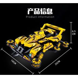 ZHEGAO QL0435 0435 non  THUNDER DRIFT GALE BỐN BÁNH bộ đồ chơi xếp lắp ráp ghép mô hình  Kỹ Thuật Công Nghệ Cao Mô Hình Phương Tiện 434 khối