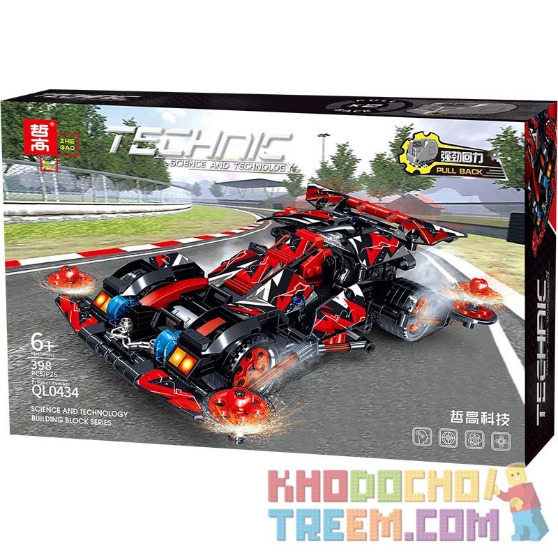 ZHEGAO QL0434 0434 non  ĐẮM MÌNH TRONG CHIẾC IVAN BỐN BÁNH bộ đồ chơi xếp lắp ráp ghép mô hình  Kỹ Thuật Công Nghệ Cao Mô Hình Phương Tiện 398 khối