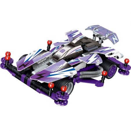 ZHEGAO QL0433 0433 non  RYAN BỐN BÁNH bộ đồ chơi xếp lắp ráp ghép mô hình  Kỹ Thuật Công Nghệ Cao Mô Hình Phương Tiện 492 khối