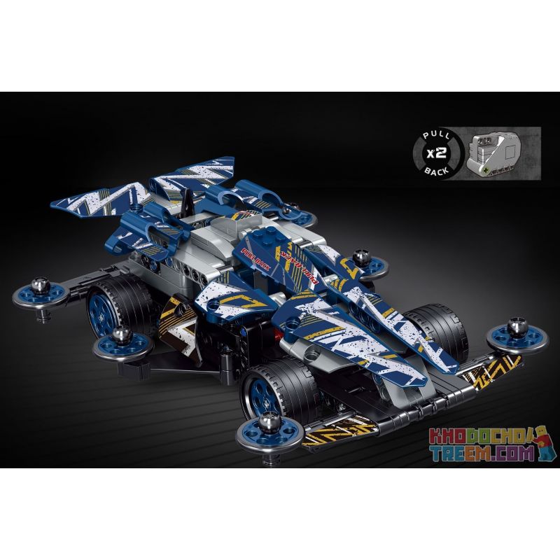 ZHEGAO QL0432 0432 non  THUNDER POWER DẪN ĐỘNG BỐN BÁNH EARL bộ đồ chơi xếp lắp ráp ghép mô hình  Kỹ Thuật Công Nghệ Cao Mô Hình Phương Tiện 360 khối