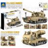 Kazi KY10007 10007 non  05 LỰU PHÁO TỰ HÀNH 1:28 tỷ lệ 1:28 bộ đồ chơi xếp lắp ráp ghép mô hình Military Army Quân Sự Bộ Đội 1499 khối