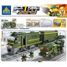 Kazi KY98252 98252 non  TÀU TÊN LỬA ĐẠN ĐẠO XUYÊN LỤC ĐỊA DF-41 bộ đồ chơi xếp lắp ráp ghép mô hình Trains MILITARY TRAIN Tàu Hỏa 1174 khối