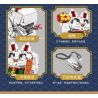 SEMBO 703900 non  CON MÈO VẪY TAY TRÁI bộ đồ chơi xếp lắp ráp ghép mô hình Creator LUCKY CAT Sáng Tạo 760 khối