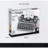 QIZHILE 90011 non  MÁY ĐÁNH CHỮ bộ đồ chơi xếp lắp ráp ghép mô hình Creator TYPEWRITER Sáng Tạo 1503 khối